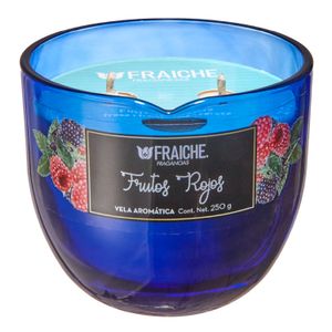 VELA AROMATICA FRUTOS ROJOS 250G