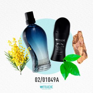 KIT PERFUME Y DESODORANTE CABALLERO HNAU VOYAGE 02/01049A PERSEO 060ML