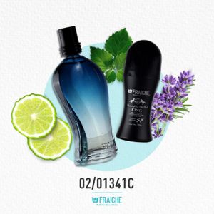 KIT PERFUME Y DESODORANTE CABALLERO HCHRIS SAUVAG 02/01341C PERSEO 060ML